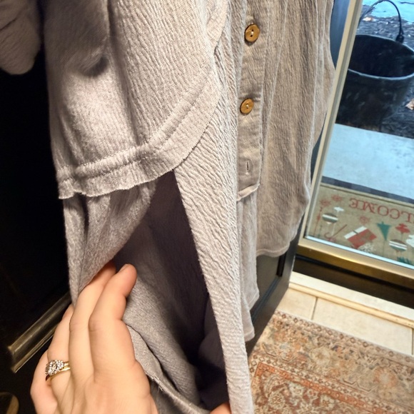 Henson Light Blue Button-Down Jumpsuit - Picture 8 of 9